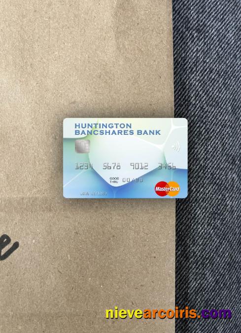 USA Huntington Bancshares Bank mastercard photolook